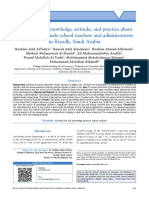 Assessment of Knowledge, Attitude, and Practice About First Aid Among Male School Teachers (Riyadh)
