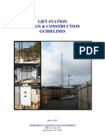 Lift Station Design Lift Station Design & Construction Guidelines & Construction