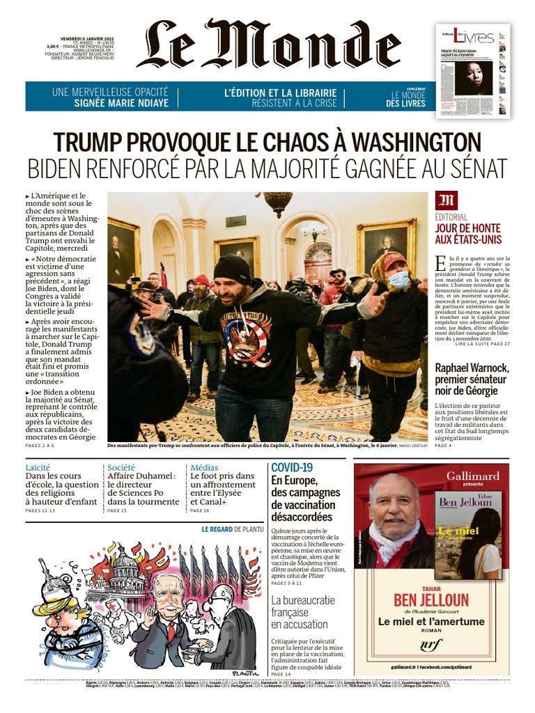 Le Monde, PDF, Donald Trump