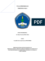 Tugas Epidemiologi Pertemuan Ke - 5 (Carmellia Utari) P27833320009