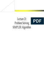 21-Problem Solving SIMPLER Algorithm