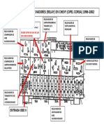 Hubicaciones de Relevadores (Relay) en Chevy (Opel Corsa) 1996-2002