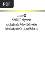 SIMPLEC Algorithm Application To Body-Fitted Meshes Introduction To Co-Located Schemes