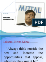 THE Extraordianary Story Of:: Lakshmi Nivas Mittal