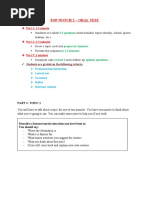 Top Notch 2 - Oral Test: Part 1: 1-2 Minute