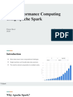 High Performance Computing Using Apache Spark