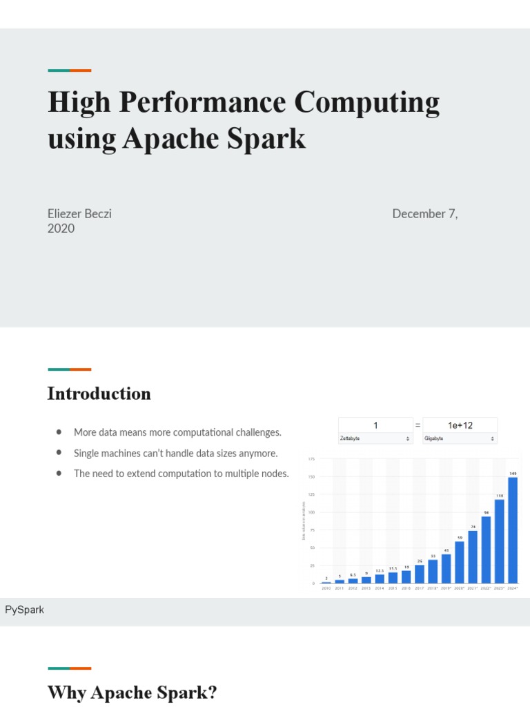 High Performance Computing with Spark | PDF
