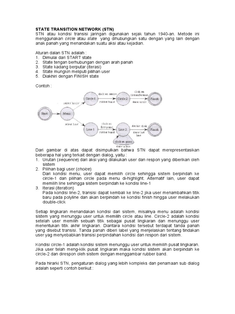 Memahami State Transition Network (STN) | PDF