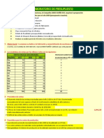 Presupuestos Operativos - Formato