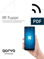 RF Fusion: RF Integrated Solutions: Enabling Rapid Deployment of High-Performance 4G & 5G Mobile Devices