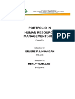 Portfolio in Human Resource Management