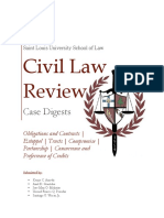 Civil Law Review: Case Digests