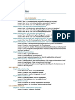 Course Outline: Unit I. Living Things and Their Environment