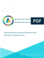 Dyslexia and Inclusive Practice: Professional Learning Resource