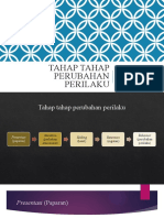 Tahap Tahap Perubahan Perilaku