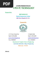 5 Pen PC Technology