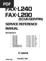 Download CANON FAX L240-290 SERVICE REFERENCE MANUAL by VsoieVasi SN49584635 doc pdf