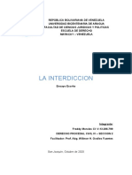 La interdicción judicial y sus efectos