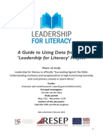 A Guide To Using Data From The Leadership For Literacy' Project