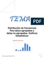 TEMA 2 ESTADISTICA I. Tablas de Frecuencia y Gráficos Estadísticos