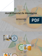 Extracion Aceite Esencial de Mandarina