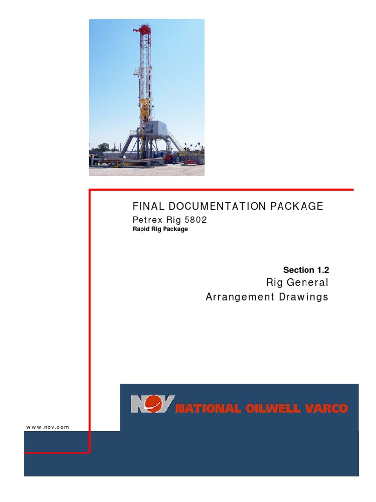 Rig 5802 General Arrangement Drawings | PDF