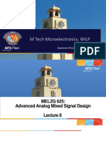 M Tech Microelectronics, WILP: BITS Pilani