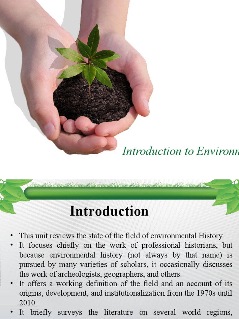 Introduction to Environmental History | PDF | Environmental History ...