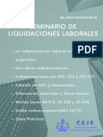 Seminario Liquidaciones Laborales - Guía Teorico-Práctica