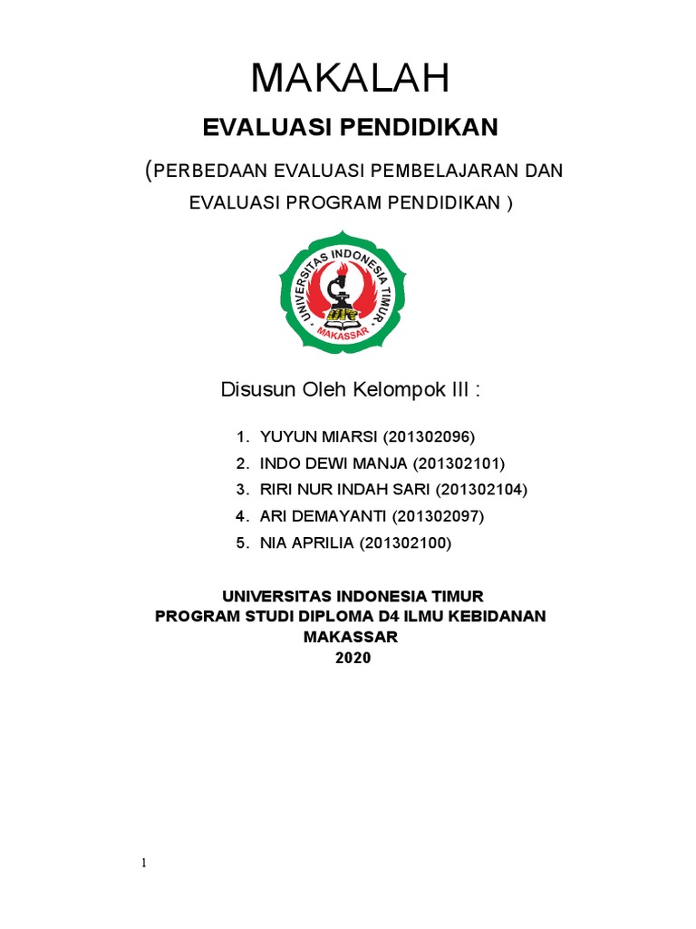 Perbedaan Evaluasi Pembelajaran dan Program | PDF | Karier & Perkembangan