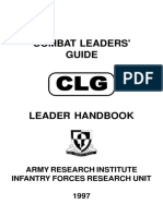 Army Research Institute - Combat Leaders' Guide