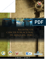 Epidemiologia Del Cancer en El Ambito Del Registro de Cancer Poblacional de Arequipa