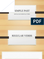 Simple Past Regular and Irregular Verbs