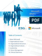 Management Principles of Microsoft