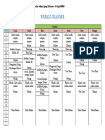 Fuad Muhammad Akbar - Weekly Planner 2010