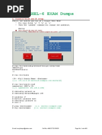 RHEL-6 EXAM Dumps: Q. Password Break and IP Setup