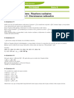 Decroissance Radioactive Exercices Non Corriges 3 1