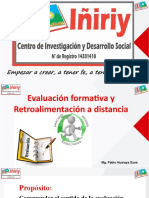 Evaluación Formativa y Retroalimentación