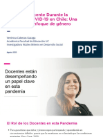 Presentación - Verónica - Cabezas - PDF Estudio de Genero y Bienestar Docente