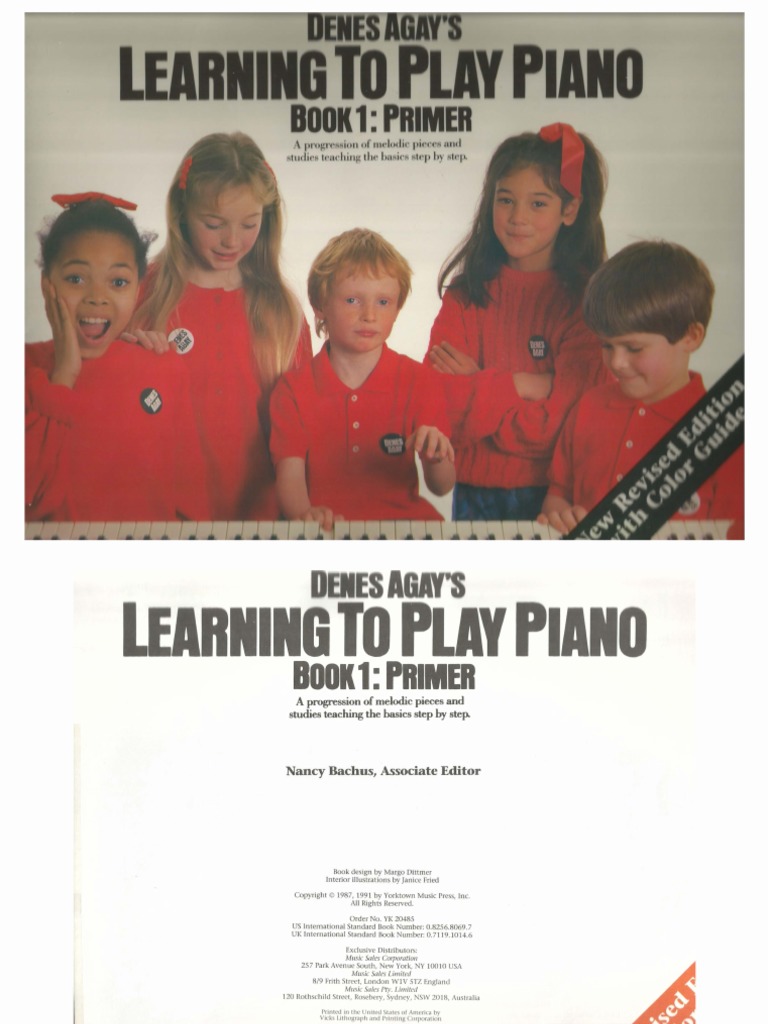 Learning To Play Piano Vol.1 | PDF | Clef | Performing Arts