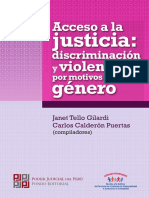 Libro Acceso a La Justicia y Género