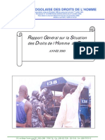 LTDH: Rapport Général Sur La Situation Des Droits de L'homme Au Togo 2010