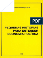 Caderno de Formaçao n 28 Pequenas historias para entender economia politica (Paginas 1-9)