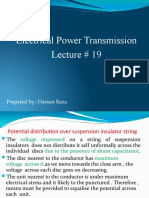 Electrical Power Transmission Lecture # 19: Prepared By: Hassan Raza