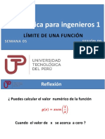 Semana 05 Ses 09 Limite de Una Función