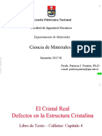 Clase 7 - Estructura Cristalina - Defectos