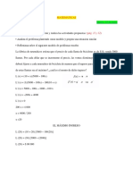 Matemáticas: Martes, 19 de Enero