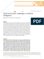 Social and Juristic Challenges of Arti Ficial Intelligence: Review Article