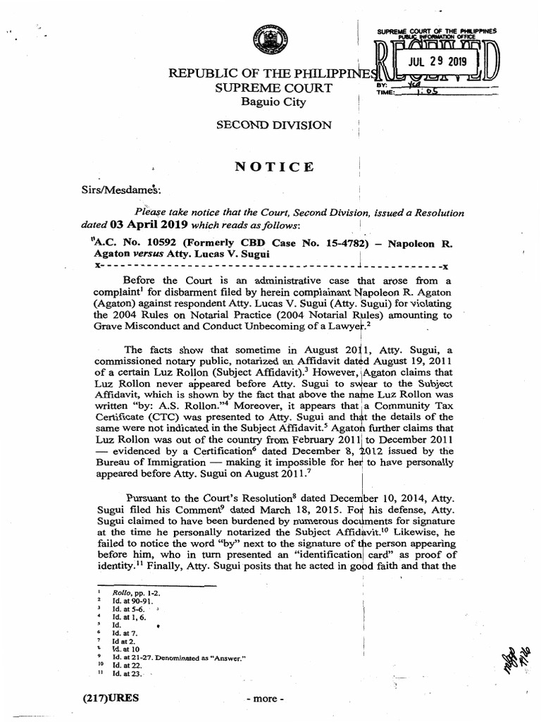 Supreme Court of the Philippines Upholds to Revoke