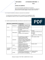 Métodos de Conservación de Los Alimentos